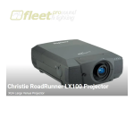 Christie Digital Systems RoadRunner LX100 User's Manual