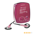 Sony HDD MP3 Walkman A1200 Pink Datasheet