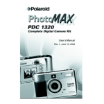 Polaroid PhotoMax PDC 1320 User`s manual