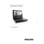 Philips Portable DVD Player PET717/93 Quick start guide