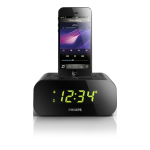 Philips Clock radio for iPod/ iPhone AJ3275D User manual