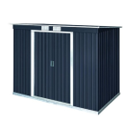 DuraMax Building Products 50371 Pent Roof Galvanized Steel Storage Shed Use and Care Guide
