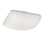 Commercial Electric CE1011SB-06 11 in. Low-Profile White LED Square Puff Light Use and care guide