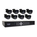 BRK PRO-D1610 16 Channel Wired H.264 1TB DVR Security System Manual de usuario