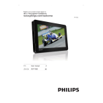 Philips Portable video player PV7005 Datasheet
