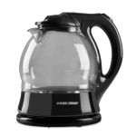 Black and Decker Appliances JKC660BC 1.8 L CORDLESS GLASS KETTLE Use and Care Manual