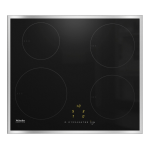 LAMONA HME1900 Miele KM 7210 FR 80cm Black Electric Induction Hob Operating and Installation Instructions