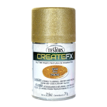 Testors CreateFX 79630 2.5 oz. Gold Glitter Spray Paint (3-Pack) Use and Care Manual