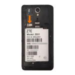 ZTE SRQ-Z831 LTE/WCDMA/GSMMulti-Mode Digital Mobile Phone User Manual
