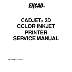 ENCAD CADJET 3D User Manual