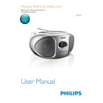 Philips AZ105C/05 User manual