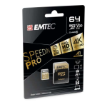 Emtec microSD Class10 Pro UHS-I U3 MEMORY CARD Datasheet
