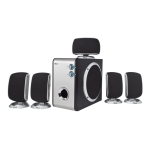 Trust 5.1 Surround Speaker Set SP-6250K UK Loudspeaker Leaflet