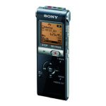 Sony ICD-UX512F User manual