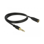 DeLOCK 85578 Stereo Jack Extension Cable 3.5 mm 3 pin male to female 2 m black Scheda dati