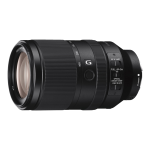 Sony SEL70300G FE 70-300mm f/4.5-5.6 G OSS Mirrorless Lense Owner's Manual