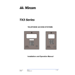 Mircom LT-681 URH-2000 Installation instructions