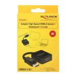 DeLOCK 62712 Adapter High Speed HDMI-A female > DisplayPort 1.2 male Data Sheet