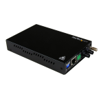 StarTech.com 10/100 Multi Mode Fiber Copper Fast Ethernet Media Converter ST 2 km Network Transceiver Module User Manual