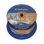 Verbatim DVD-R Wide Inkjet Printable ID Brand Datasheet