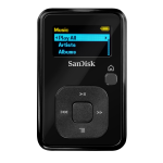 SanDisk MP3 Player Clip-UM608-ENG User manual