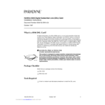 Paradyne Hotwire 5216 Installation Instructions Manual