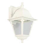 Design House 587956 Edwardo 12-Watt Integrated LED White Indoor/Outdoor Wall Mount Sconce Instructions / Assembly