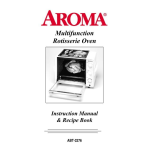 Aroma ABT-3276 Multifunction Rotisserie Oven Instruction manual