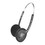 Coby CV-H47 - Headphones - Semi-open Specification Sheet