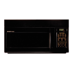 Sharp R-1612 Microwave Oven User manual