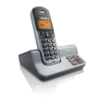 Philips Cordless telephone DECT2212S/29 User manual