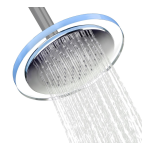 AKDY SH0085 1-Spray 11.81 in. Single Wall Mount Fixed Rain Shower Head Specyfikacja