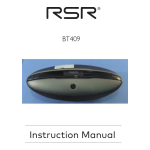 RSR DS409 Instruction Manual