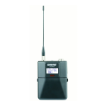 Shure DD4ULXD2H50 WirelessMicrophone Transmitter User Manual