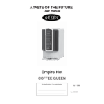 Coffee Queen empire cold User Manual