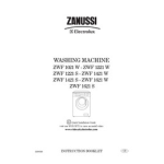 Zanussi-Electrolux ZWF1221W Instruction Booklet