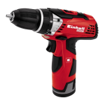 EINHELL TE-CD 12 Li with 2nd Battery Cordless Drill Original Operating Instructions