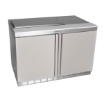 Delfield ST4472NP Salad Top - Front-Breathing Self-Contained Salad Top Refrigerated Bases Specification Sheet
