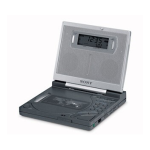 Sony ICF-CD2000 Clock Radio User manual