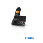 Philips BeNear Cordless phone with answering machine CD2952B Specification