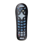 Audiovox RCR412BN remote control Owner's manual