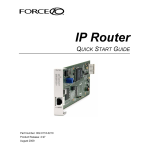 Force10 Networks 002-0118-0210 Quick Start Manual