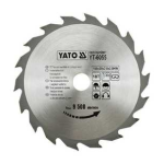 YATO YT-6081 TCT CIRCULAR SAW BLADE FOR CUTTING WOOD 350X40X30 MM Savininko vadovas