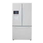 Samsung RF263BEAEWW 24.6 cu. ft. French Door Refrigerator in White Specification