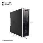 HP Compaq Pro DESKTOP BUNDEL (LX847ET+E8E88AA) 6300 Pro SFF Core i3-3220 + MS Office Home and Business 2013 Datasheet