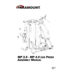 Paramount Fitness MP 4.0 Assembly Manual