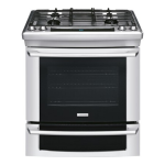 Electrolux EW30GS65GS - 30" Slide-In Gas Range Use & care guide