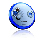 Philips Reproductor portátil de MP3-CD EXP2460/02 Manual de instrucciones