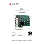 ADLINK Technology PCI-6216-GL Series User`s manual