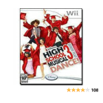 Disney Interactive Studios Nintendo Wii High School Musical 3: Senior Year DANCE! Instruction Booklet